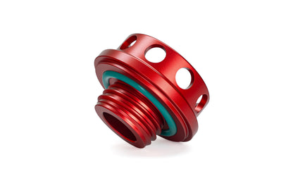 HPS Performance Billet Aluminum Engine Oil Filler Cap, Red, 5269-108R