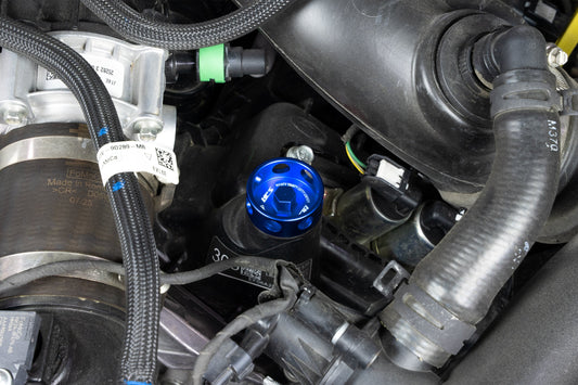 HPS Performance Billet Aluminum Engine Oil Filler Cap, Blue, 5269-110BL