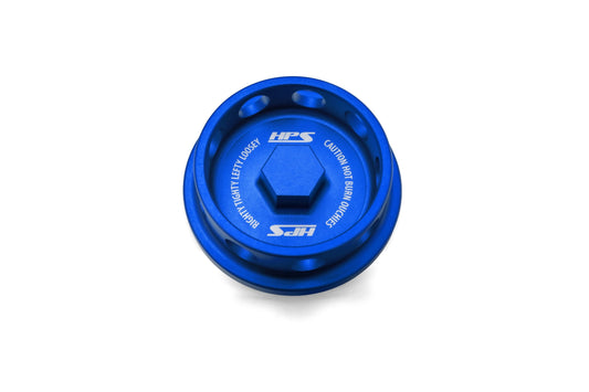 HPS Performance Billet Aluminum Engine Oil Filler Cap Blue 5269-111BL