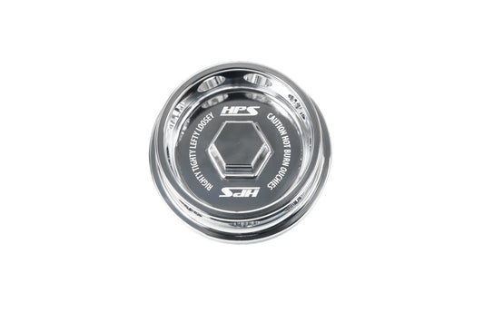 HPS Performance Billet Aluminum Engine Oil Filler Cap Chrome 5269-111C
