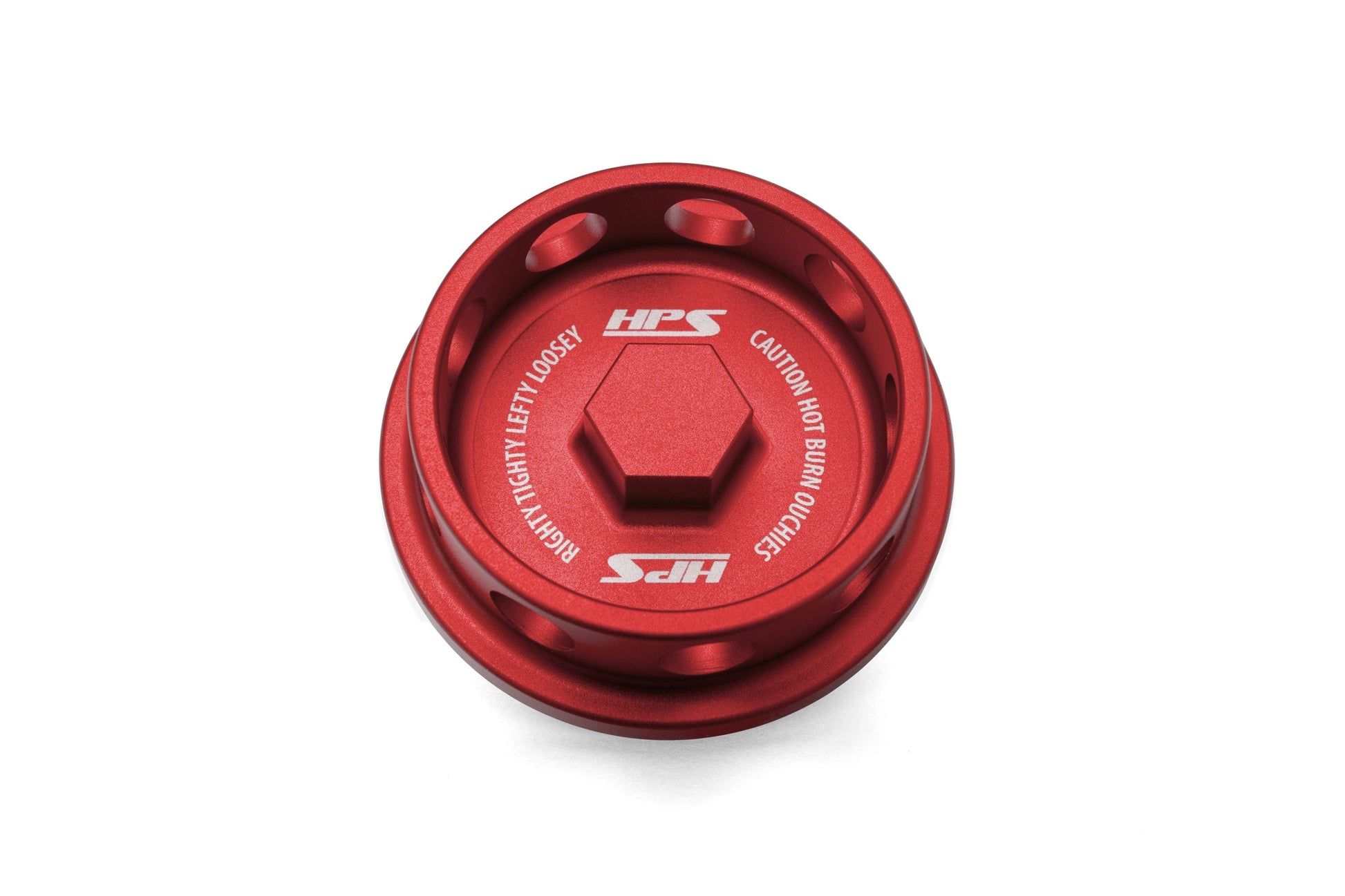 HPS Performance Billet Aluminum Engine Oil Filler Cap Red 5269-106R