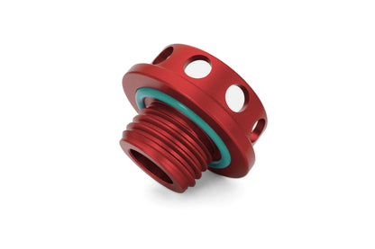 HPS Performance Billet Aluminum Oil Cap for Honda B C D F H J K L R Series Engine, Red, 5269-104R