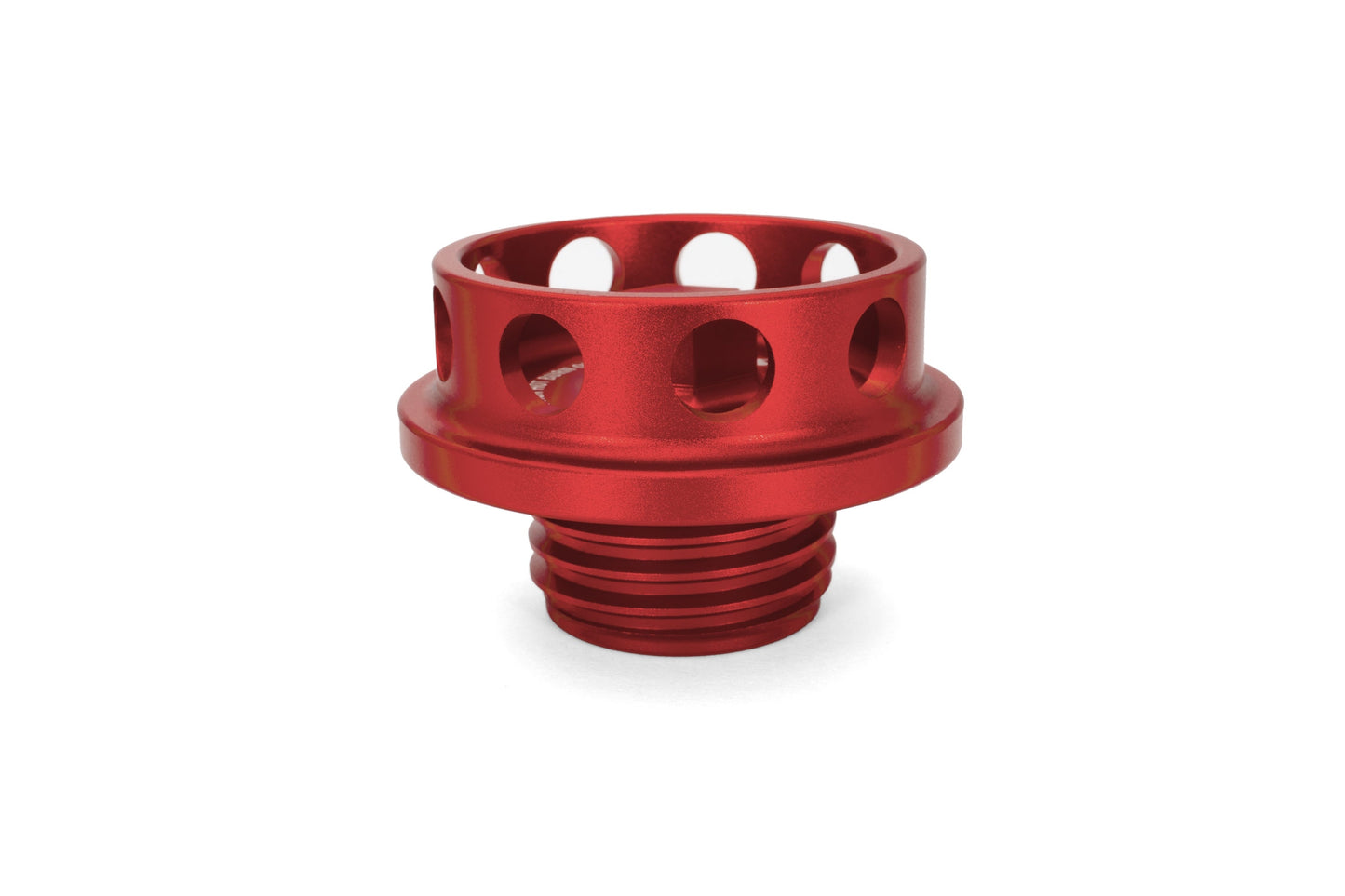 HPS Performance Billet Aluminum Engine Oil Filler Cap, Red, 5269-107R