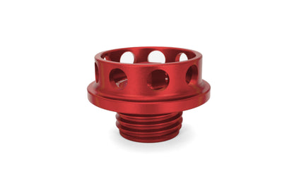 HPS Performance Billet Aluminum Engine Oil Filler Cap, Red, 5269-107R
