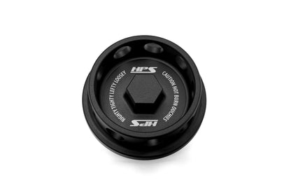 HPS Performance Billet Aluminum Engine Oil Filler Cap Black 5269-105WB