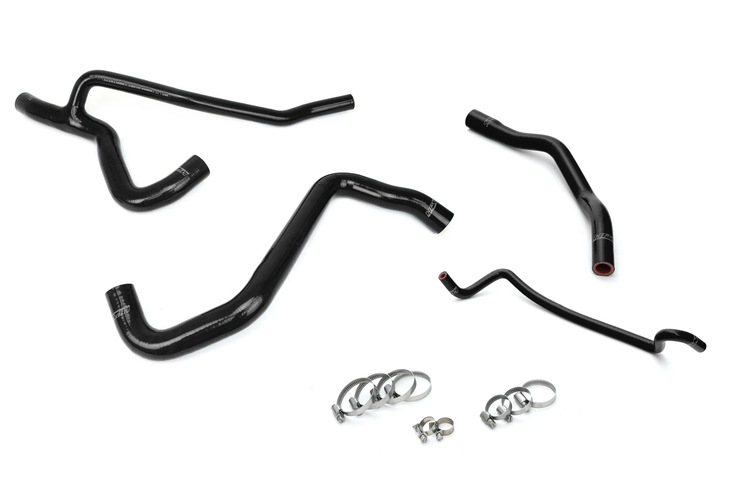 HPS Performance High Temp Reinforced Silicone Radiator Coolant Hose Kit Black 57-1014-BLK