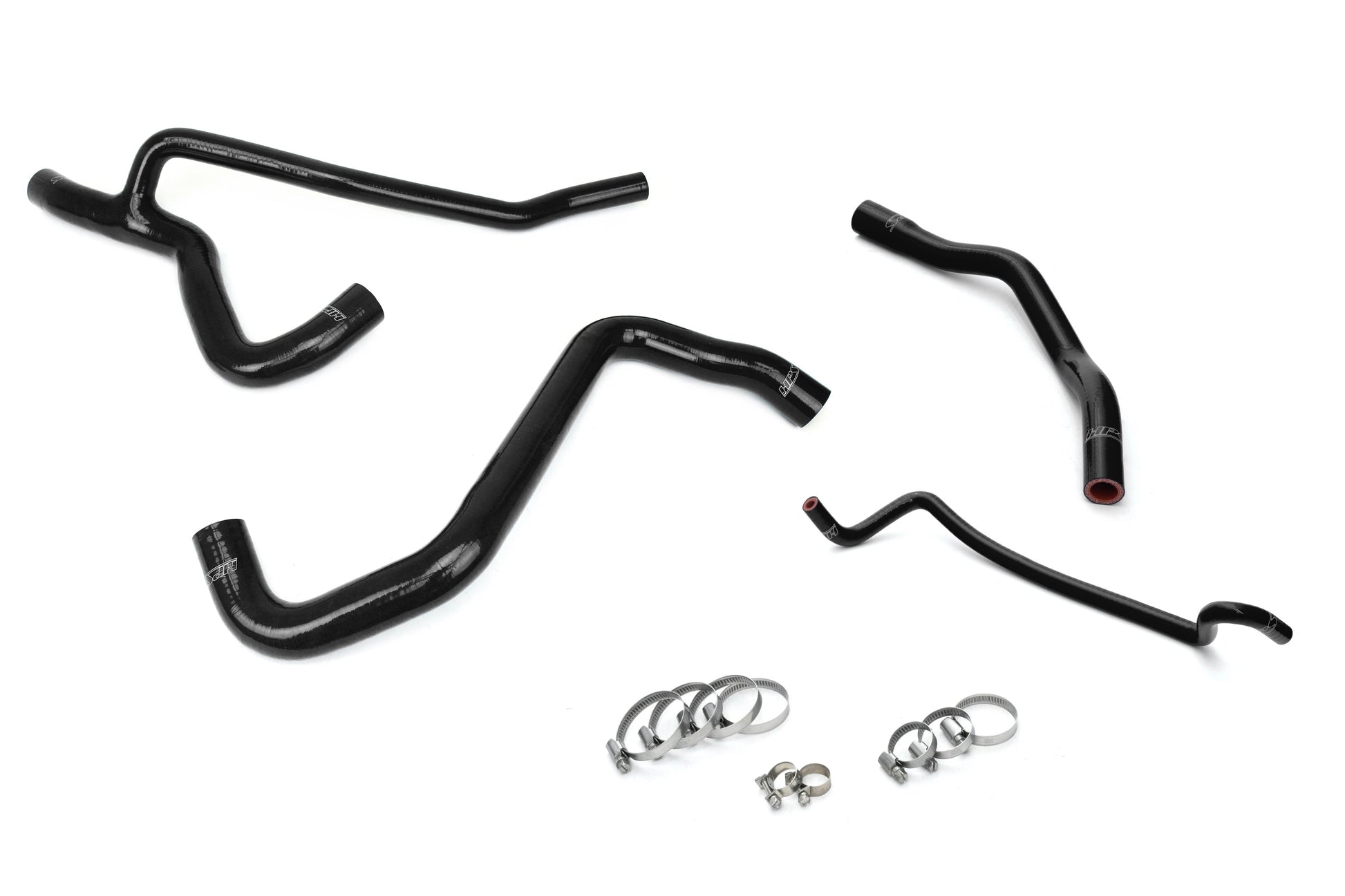 HPS Performance High Temp Reinforced Silicone Radiator Coolant Hose Kit Black 57-1014-BLK