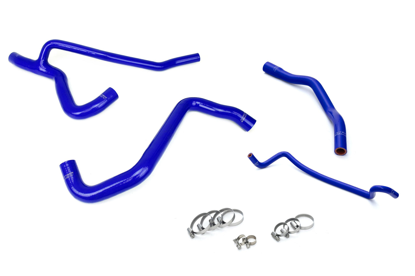 HPS Performance High Temp Reinforced Silicone Radiator Coolant Hose Kit Blue 57-1014-BLUE