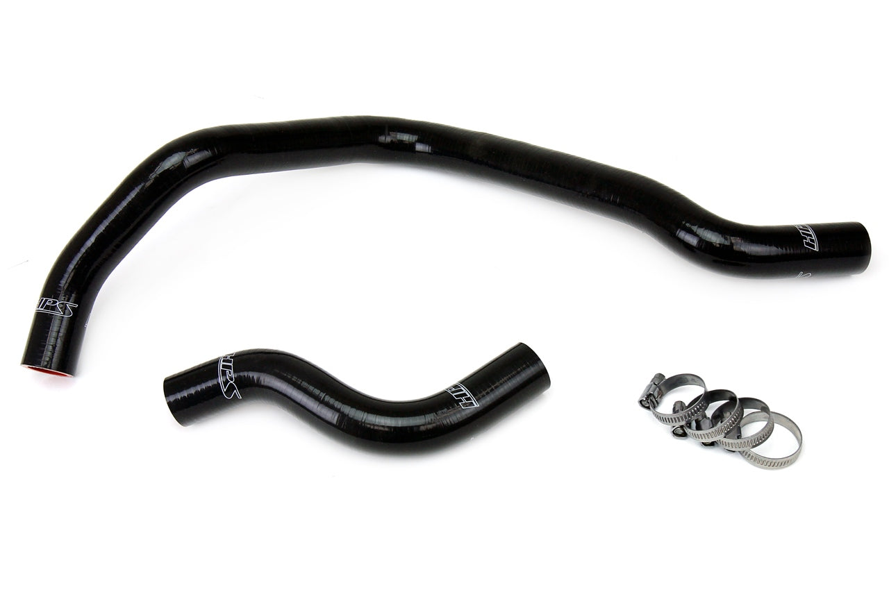HPS Performance High Temp Reinforced Silicone Radiator Coolant Hose Kit Black 57-1018-BLK