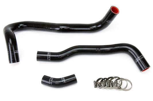 HPS Performance High Temp Reinforced Silicone Radiator Coolant Hose Kit Black 57-1021-BLK
