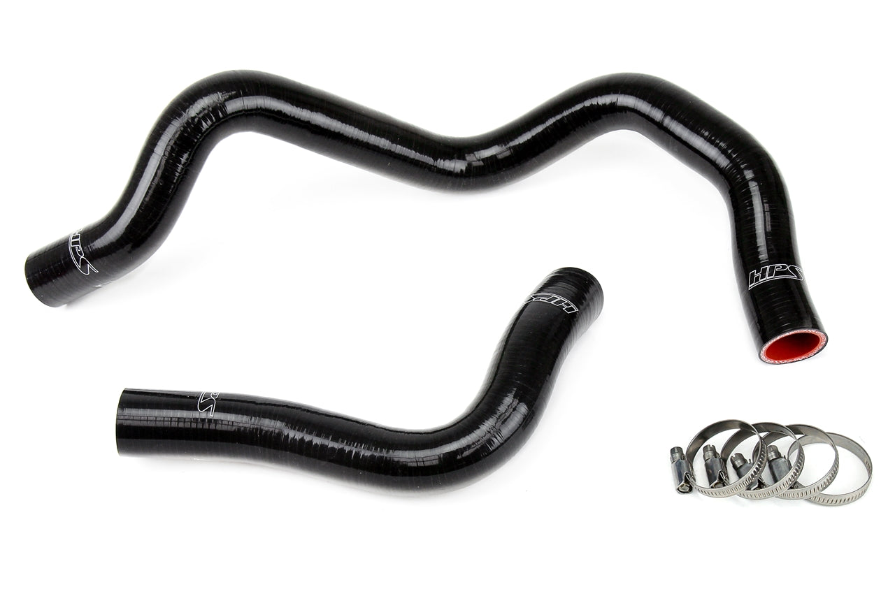 HPS Performance High Temp Reinforced Silicone Radiator Coolant Hose Kit Black 57-1031-BLK