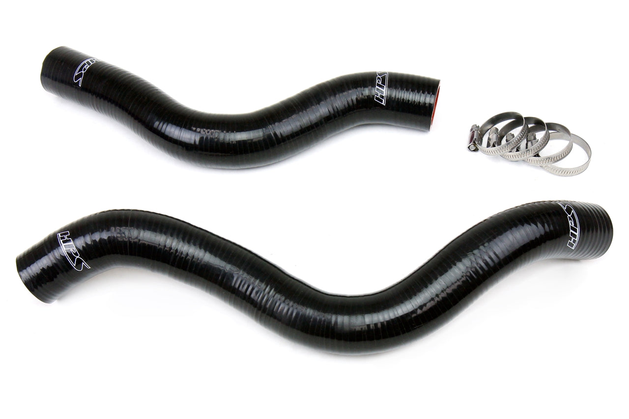 HPS Performance High Temp Reinforced Silicone Radiator Coolant Hose Kit Black 57-1038-BLK