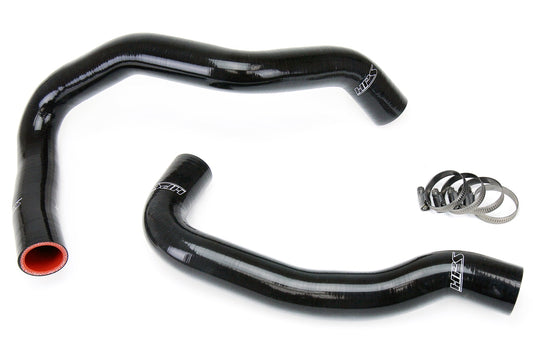 HPS Performance High Temp Reinforced Silicone Radiator Coolant Hose Kit Black 57-1044-BLK