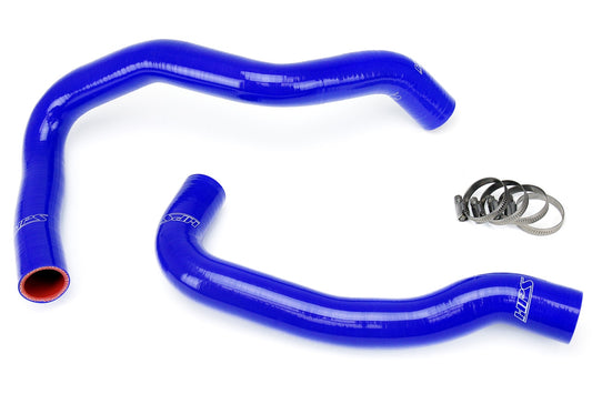 HPS Performance High Temp Reinforced Silicone Radiator Coolant Hose Kit Blue 57-1044-BLUE