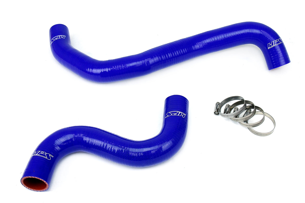 HPS Performance High Temp Reinforced Silicone Radiator Coolant Hose Kit Blue 57-1052-BLUE