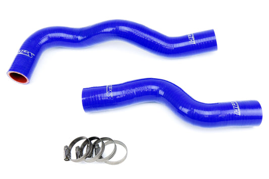 HPS Performance High Temp Reinforced Silicone Radiator Coolant Hose Kit Blue 57-1055-BLUE