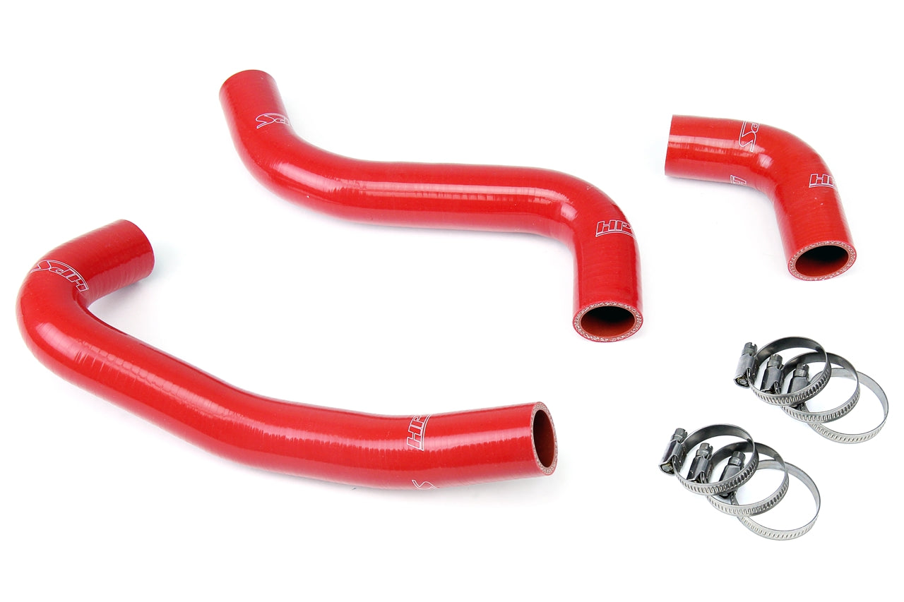 HPS Performance High Temp Reinforced Silicone Radiator Coolant Hose Kit Red 57-1059-RED