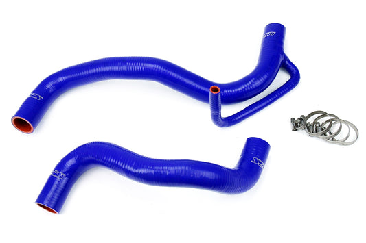HPS Performance High Temp Reinforced Silicone Radiator Coolant Hose Kit Blue 57-1060-BLUE