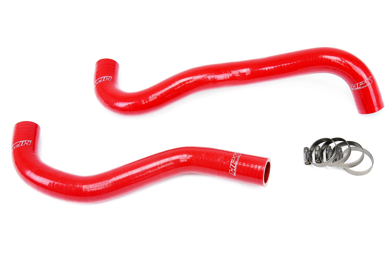 HPS Performance High Temp Reinforced Silicone Radiator Coolant Hose Kit Red 57-1199-RED