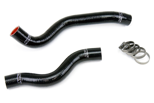 HPS Performance High Temp Reinforced Silicone Radiator Coolant Hose Kit Black 57-1200-BLK