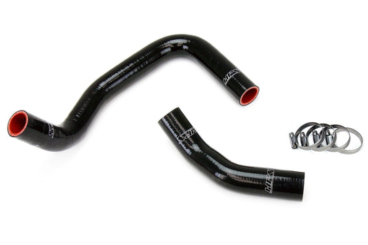 HPS Performance High Temp Reinforced Silicone Radiator Coolant Hose Kit Black 57-1202-BLK