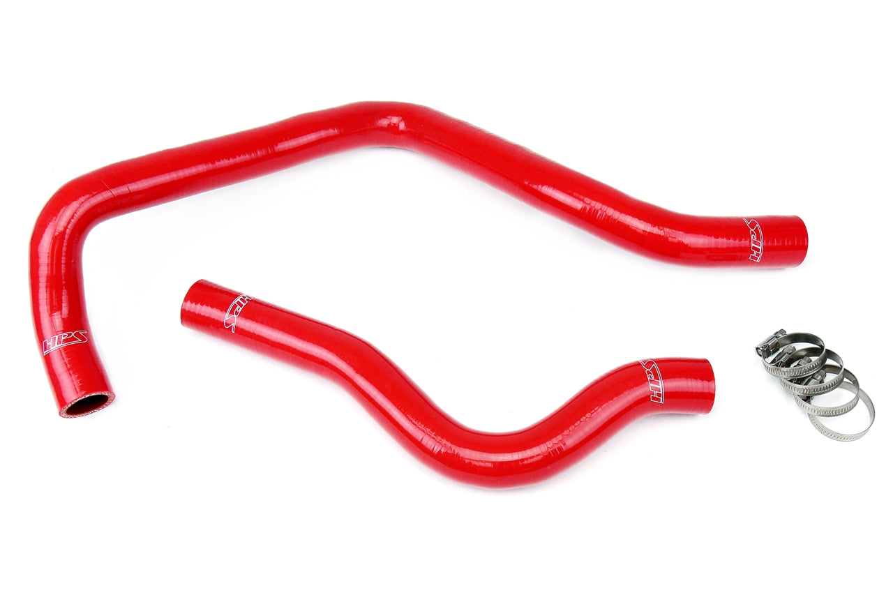 HPS Performance High Temp Reinforced Silicone Radiator Coolant Hose Kit Red 57-1207-RED