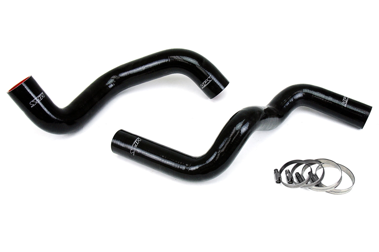 HPS Performance High Temp Reinforced Silicone Radiator Coolant Hose Kit Black 57-1210-BLK