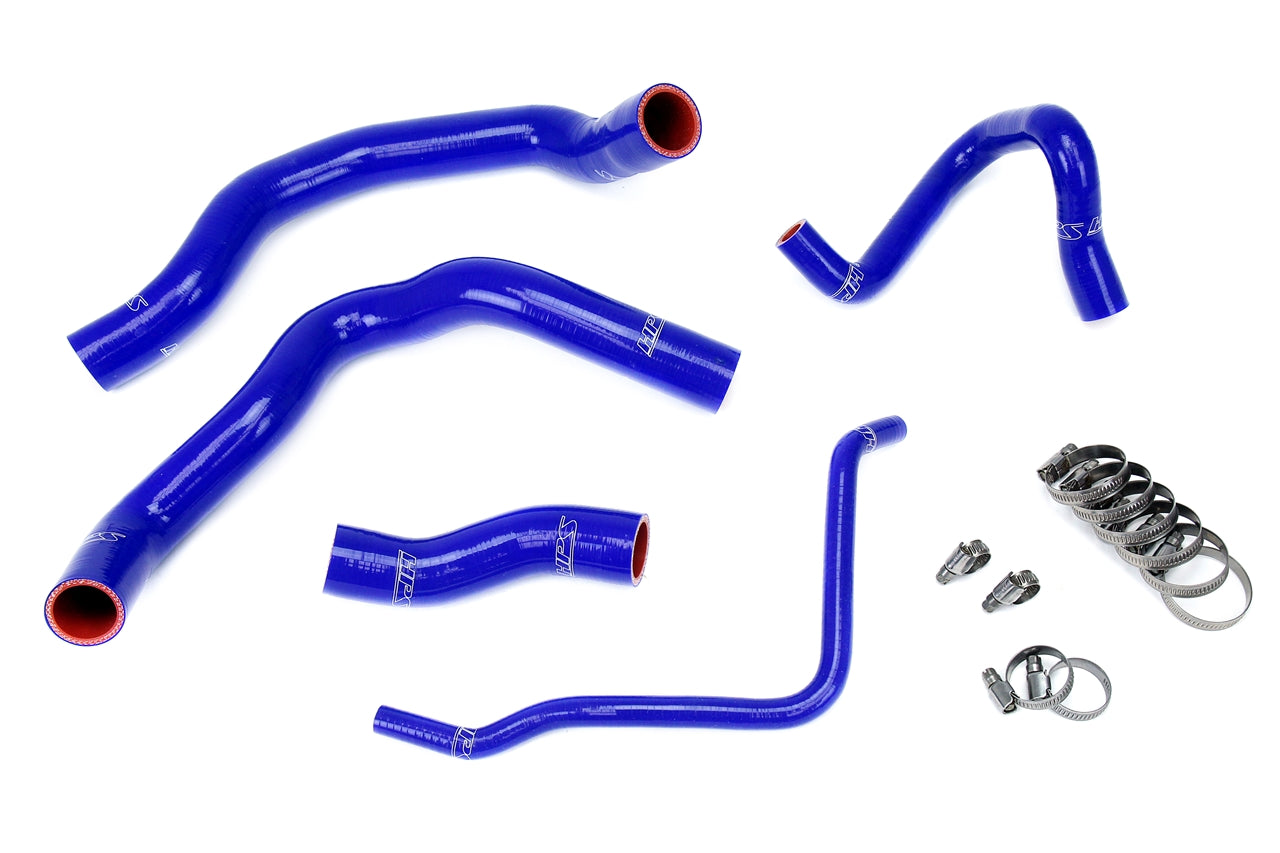 HPS Performance High Temp Reinforced Silicone Radiator Coolant Hose Kit Blue 57-1211-BLUE