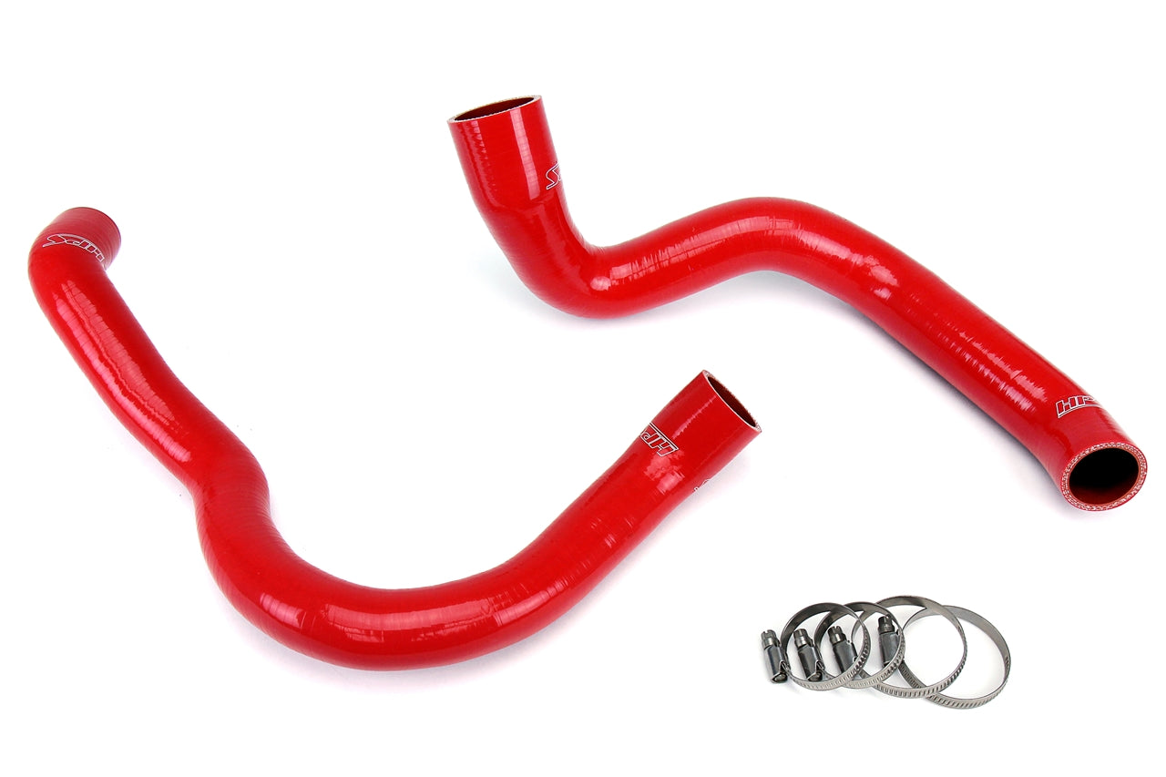 HPS Performance High Temp Reinforced Silicone Radiator Coolant Hose Kit Red 57-1219-RED