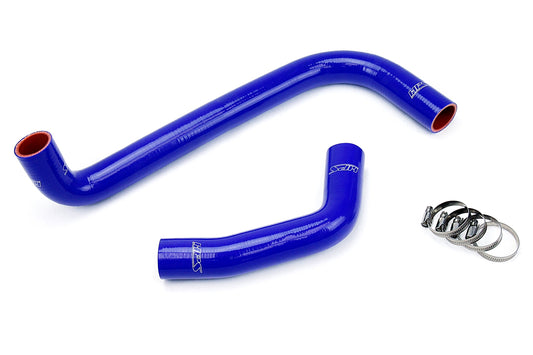 HPS Performance High Temp Reinforced Silicone Radiator Coolant Hose Kit Blue 57-1224-BLUE