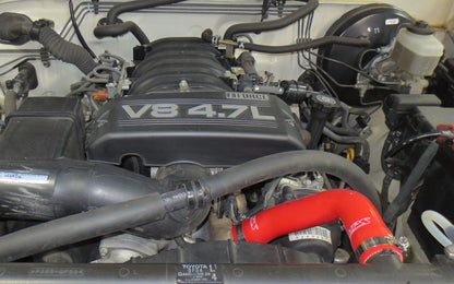 HPS Performance High Temp Reinforced Silicone Radiator Coolant Hose Kit, Red, 57-1224-RED