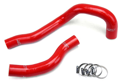 HPS Performance High Temp Reinforced Silicone Radiator Coolant Hose Kit Red 57-1225-RED