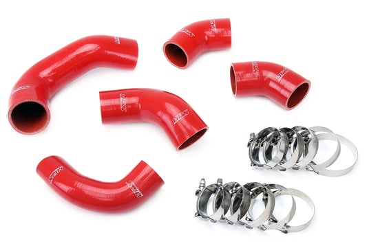 HPS Performance High Temp Reinforced Silicone Intercooler Hose Boots Kit Red 57-1227-RED