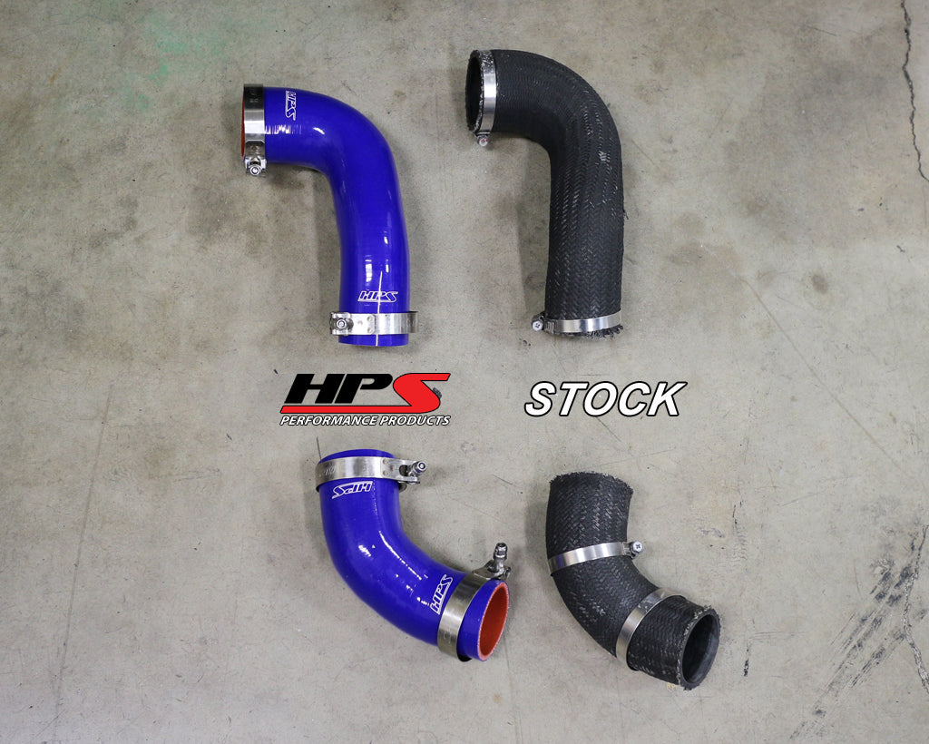 HPS Performance High Temp Reinforced Silicone Intercooler Hose Boots Kit, Red, 57-1227-RED