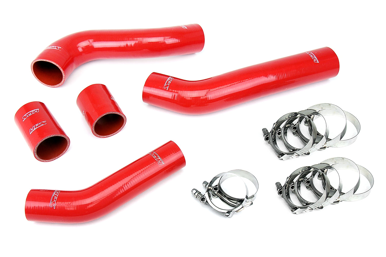 HPS Performance High Temp Reinforced Silicone Intercooler Hose Boots Kit Red 57-1228-RED