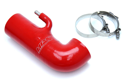 HPS Performance High Temp Reinforced Silicone Air Intake Hose Kit Red 57-1231-RED