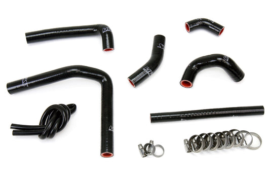 HPS Performance High Temp Reinforced Silicone Radiator Coolant Hose Kit Black 57-1233-BLK
