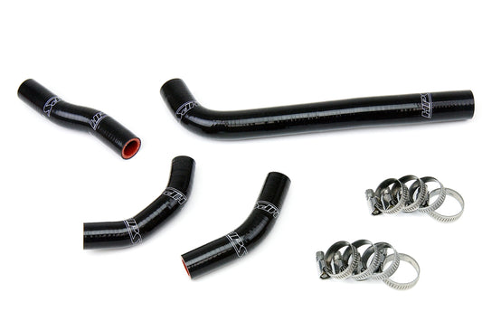 HPS Performance High Temp Reinforced Silicone Radiator Coolant Hose Kit Black 57-1235-BLK