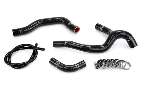 HPS Performance High Temp Reinforced Silicone Radiator Coolant Hose Kit Black 57-1237-BLK