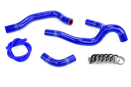 HPS Performance High Temp Reinforced Silicone Radiator Coolant Hose Kit Blue 57-1237-BLUE