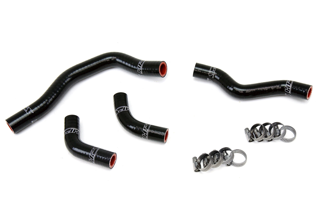 HPS Performance High Temp Reinforced Silicone Radiator Coolant Hose Kit Black 57-1239-BLK