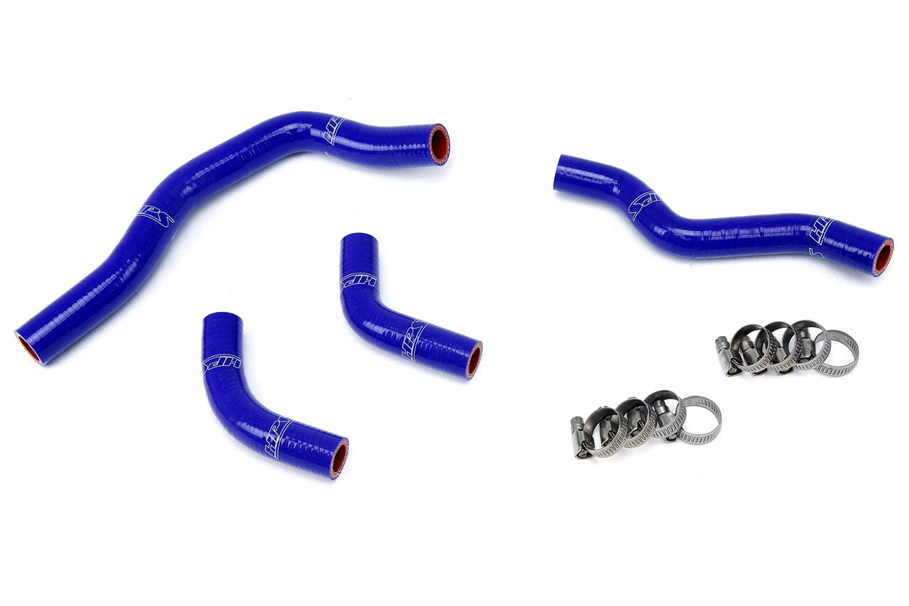 HPS Performance High Temp Reinforced Silicone Radiator Coolant Hose Kit Blue 57-1239-BLUE