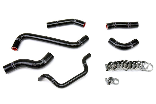HPS Performance High Temp Reinforced Silicone Radiator Coolant Hose Kit Black 57-1242-BLK