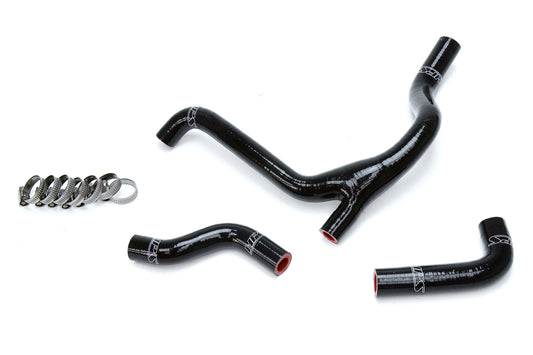 HPS Performance High Temp Reinforced Silicone Radiator Coolant Hose Kit Black 57-1254-BLK