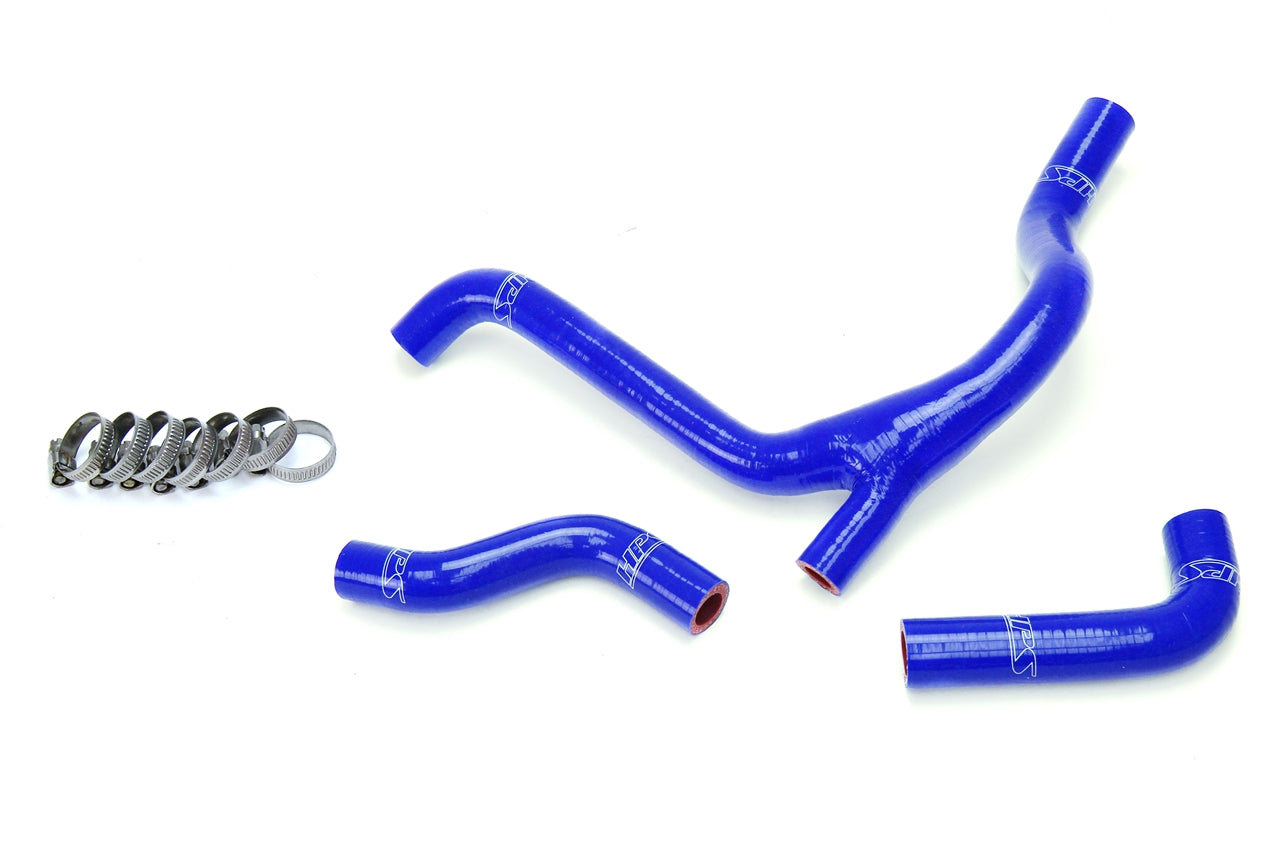 HPS Performance High Temp Reinforced Silicone Radiator Coolant Hose Kit Blue 57-1254-BLUE