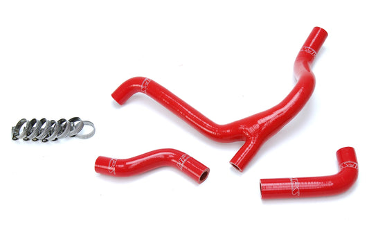 HPS Performance High Temp Reinforced Silicone Radiator Coolant Hose Kit Red 57-1254-RED