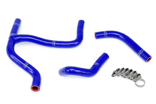 HPS Performance High Temp Reinforced Silicone Radiator Coolant Hose Kit Blue 57-1255-BLUE