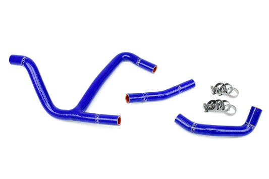 HPS Performance High Temp Reinforced Silicone Radiator Coolant Hose Kit Blue 57-1256-BLUE