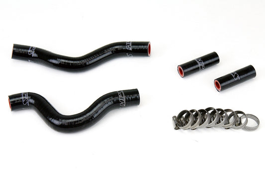 HPS Performance High Temp Reinforced Silicone Radiator Coolant Hose Kit Black 57-1257-BLK