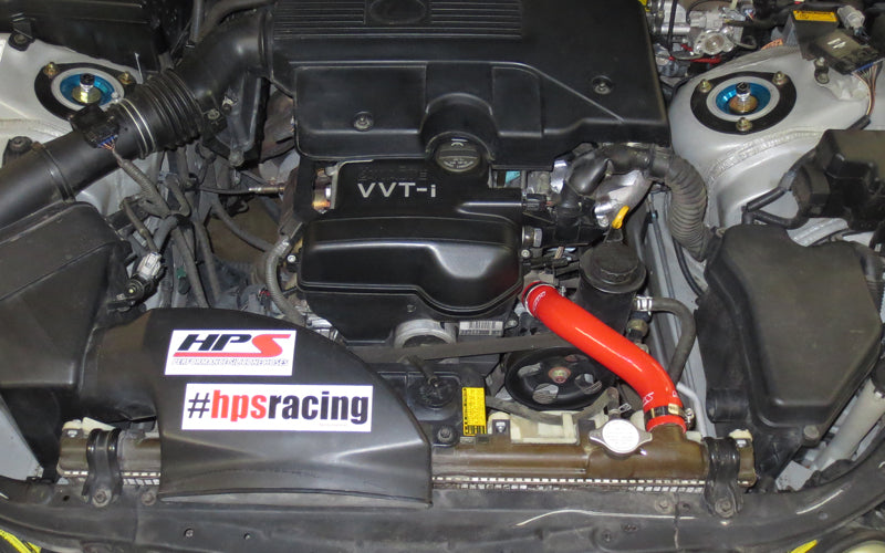 HPS Performance High Temp Reinforced Silicone Radiator and Heater Coolant Hose Kit, Red, 57-1271-RED